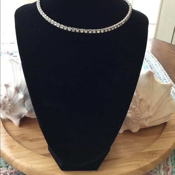 Vintage 1950’s Rhinestone Coil Choker. Fantastic - Picture 2 of 8
